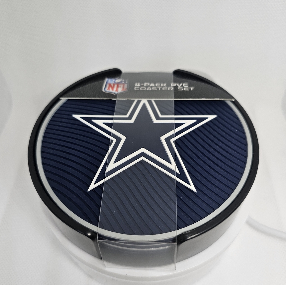 Dallas Cowboys Drink Coaster 4pc Set